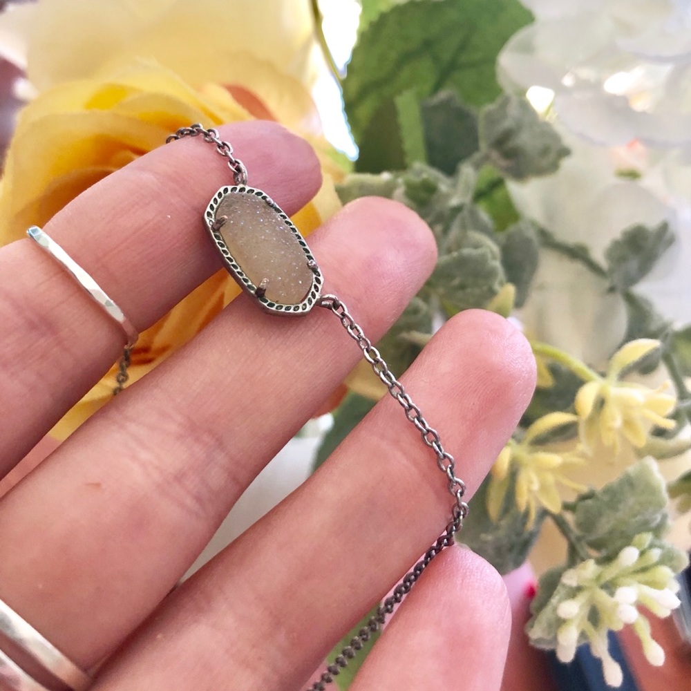 Kendra Scott Elisa Iridescent Drusy Necklace